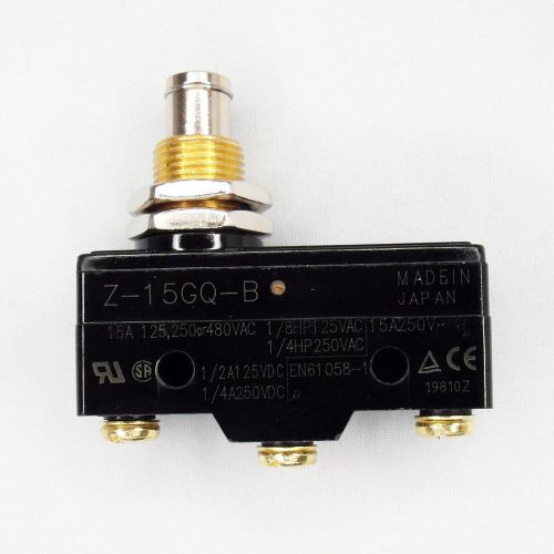 1 x Z-15GQ-B OMRON Limit220V Normal Open Panel Mount Plunger Switch  Z15GQB