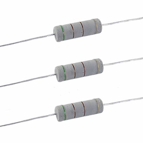 Axial lead metal oxide film resistors 5w watts 510 ohm 5%   x 10 for sale