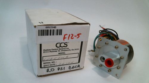 Custom control sensors 642gem2 20 psi pressure switch for sale