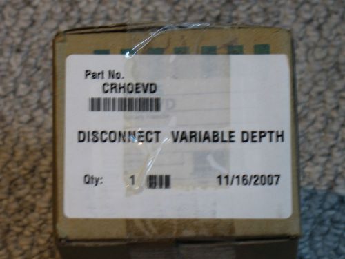 Siemens Cabinet Disconnect Handle Variable Depth CRH0EVD