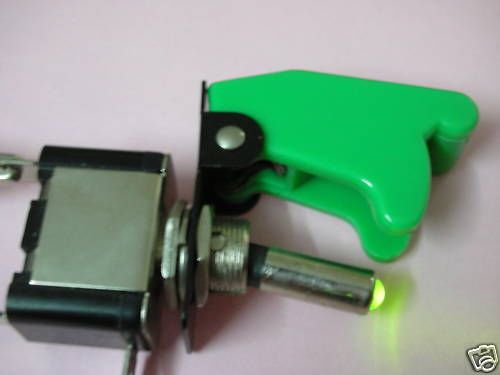 1set,race car illuminated toggle switch + safety cover for sale