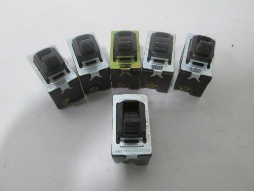 Lot 6 new leviton 1750t toggle switch 125/250v-ac 10/5a amp d288050 for sale