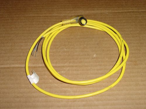 *NEW* IFM Electronic Efector US/3-DC-NPN-R2L-PVC-5M/W 4-Pin Sensor Cable 1.5 m