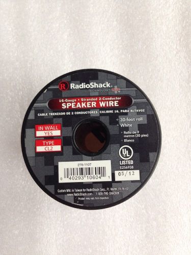 30-foot Roll 16-Gauge Stranded 2 Conductor Speaker Wire.  Brand New!