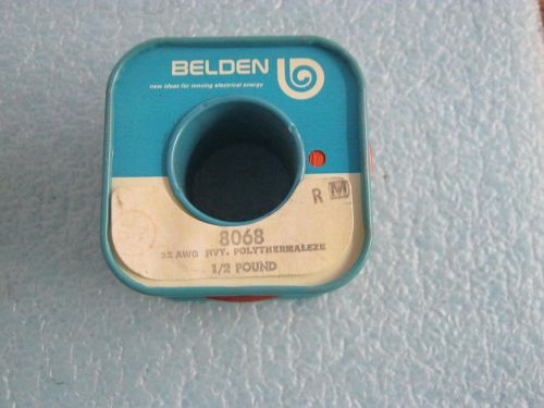Belden: 8068 heavy polythermaleze wire.  32 awg,  1/2  pound.   new old stock  &lt; for sale