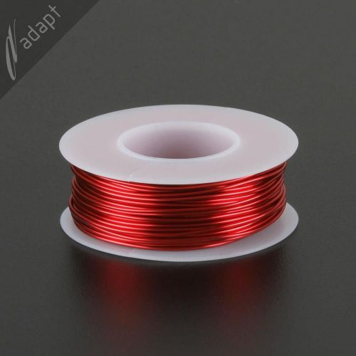 Magnet wire, enameled copper, red, 19 awg (gauge), 155c, 1/4lb, 63ft for sale