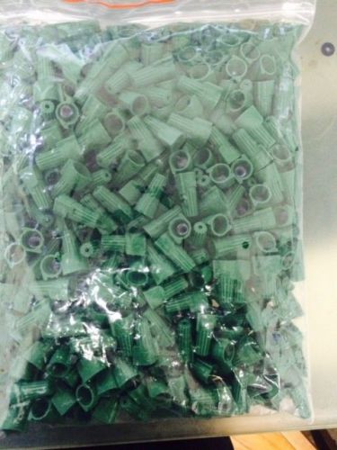 (1000 pc) *NEW* Green (P11) Double Winged Wire Nut Connectors Grounding Ground