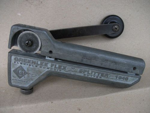 Greenlee flex splitter flexible conduit cutter No.1940 vintage