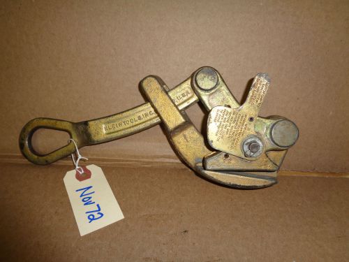 Klein tools  cable grip puller 4500 lb capacity  1685-20   5/32 - 7/8  nov72 for sale