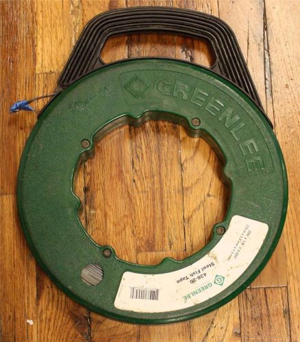 Greenlee 438-20 steel fish tape 240&#039; x 1/8&#034; x .060&#034; for sale