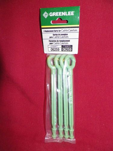 Greenlee 06259 cablecaster replacement dart, 4 pack new for sale