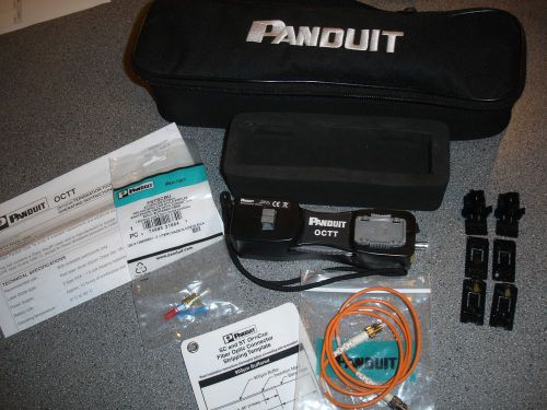 Panduit octt termination tool for opticam connectors + bonus lots of extras! for sale