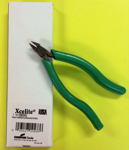 Xcelite 4&#034; Tapered Head Diagonal Plier with Acculite Handles EMS545J