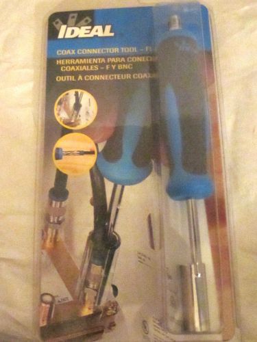 IDEAL 35-046 COAX CONNECTOR TOOL F &amp; BNC BRAND NEW