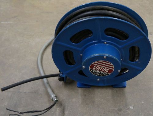 Coffing cord reel 430 1ph 600v 30amp 74&#039; cord 17&#034; for sale