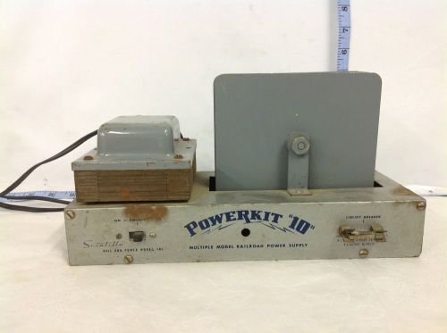 Vintage Scintilla Powerkit &#034;10&#034; Multiple Model Railroad Power Supply