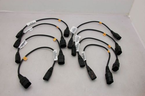 Volex 16&#034; UPS Power Supply Extension Cords (N/13104) - Lot of 8