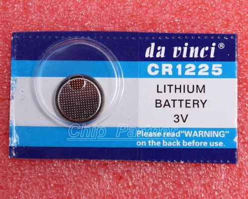 5pcs 3v cr1225 button batteries coin batteries watch batteries for sale