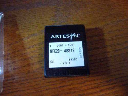 ARTESYN NFC20-48S12 DC TO DC Converter 48VDC IN 12VDC OUT 20 Watts NEW