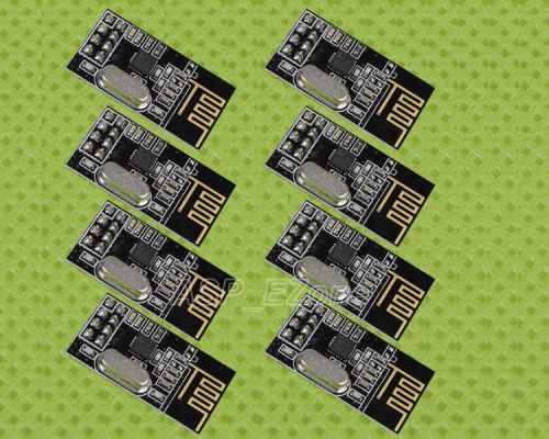 8pcs nrf24l01 + 2.4ghz antenna wireless transceiver module for microcontroller for sale