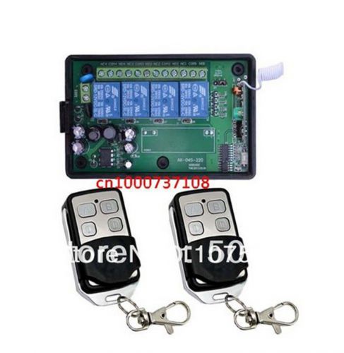 Ac110v 220v 4ch rf wireless remote control system / radio switch remote switch for sale