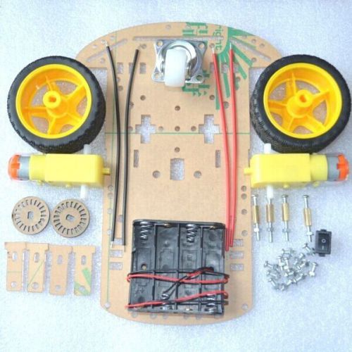 Smart robot car chassis kit speed encoder battery box 2wd for arduino for sale