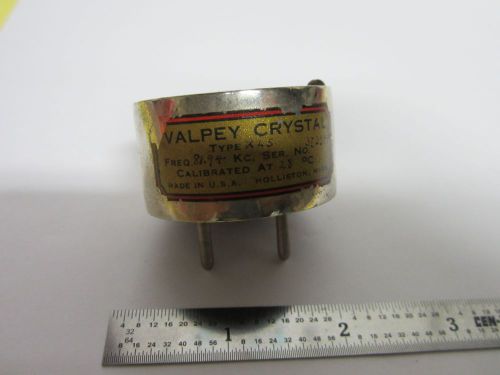Valpey quartz crystal frequency control radio  bin#e2-20 for sale