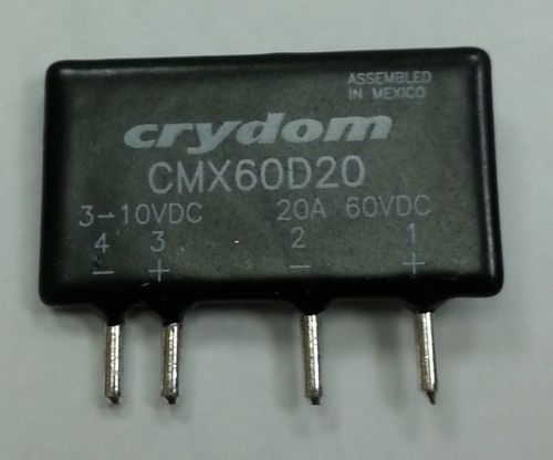 CRYDOM - CMX60D20 - SSR, 20A, 60VDC - NEW!