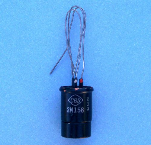2n158 cbs  3 a, 60 v, pnp, germanium, power transistor, scarce - vintage nos for sale