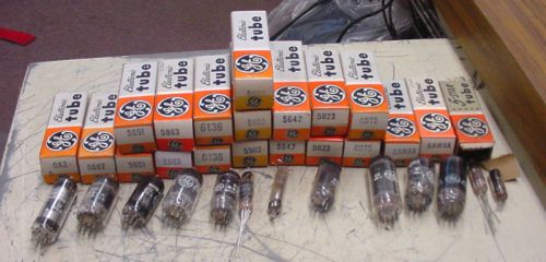 (21) GE Electronic Tubes 12 Different Types NEW