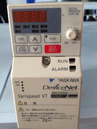 1PC Used Yaskawa CIMR-V7NA20P4 0.4kw 220v DEVICCNET tested