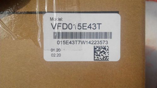 NEW Delta VFD015E43T 380V, 1.5KW inverter IN BOX