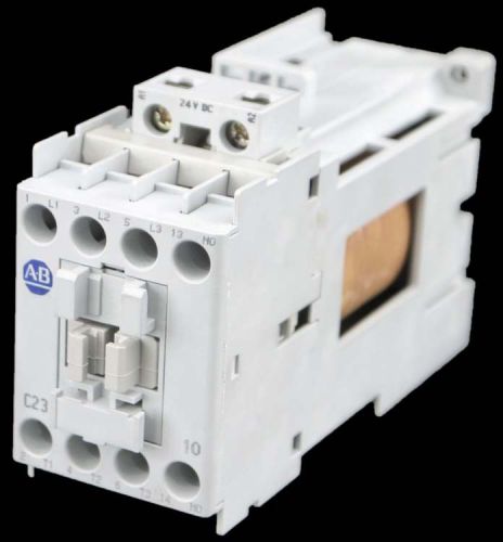 Allen-bradley 100-c23z*10 series c contactor starter 24vdc coil 30a industrial for sale