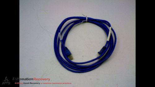 BLACK BOX EYN795M-0010 3M CAT5E ETHERNET MALE/MALE CABLE BLUE, NEW*