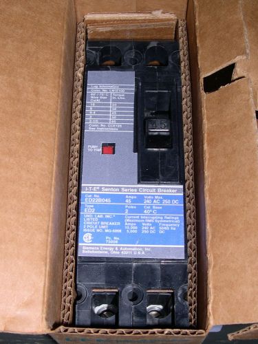 Siemens ite 2 pole circuit breaker, ed22b045 for sale