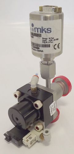 New amat mks 51a baratron pressure switch 10-torr/pneumatic smc solenoid valve for sale
