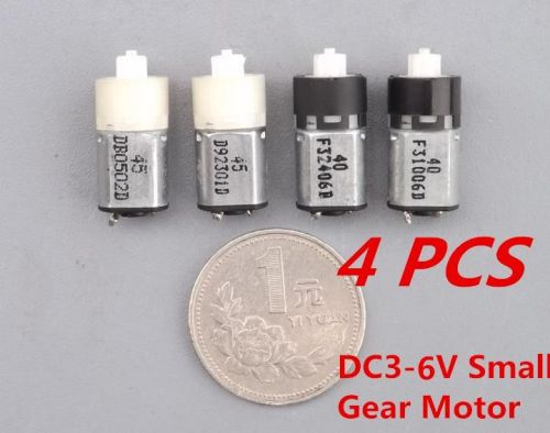 4pcs DC 3V 5V 6V Small Gear Motor Planetary Reducer Micro Motor DIY 50-90RPM