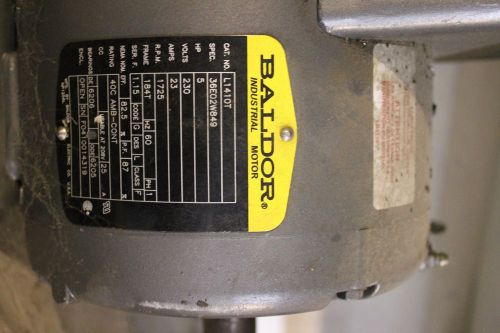 Baldor indrustrial motor l1410t 5hp 184t 36e02w849 230volts for sale