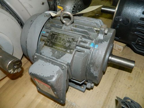 Toshiba 5 hp epact ac motor, b0054flf2uyw, 230/460v, frame 184t, 175 rpm, used for sale