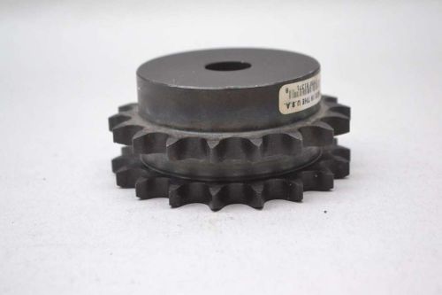 NEW MARTIN D50B18H STEEL 3/4 IN ID DOUBLE ROW CHAIN SPROCKET D429937