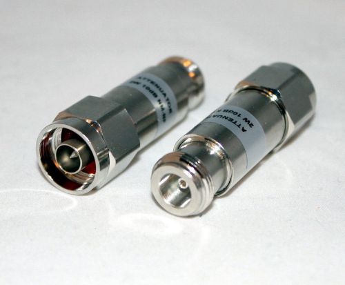 N attenuator N male to N female connector adapter 10 dB 2W; US Stock; Fast Ship