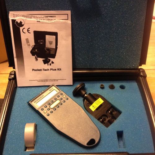 Monarch Instruments Tachometer Model Pocket-Tach plus Kit, Accessories &amp; Tape