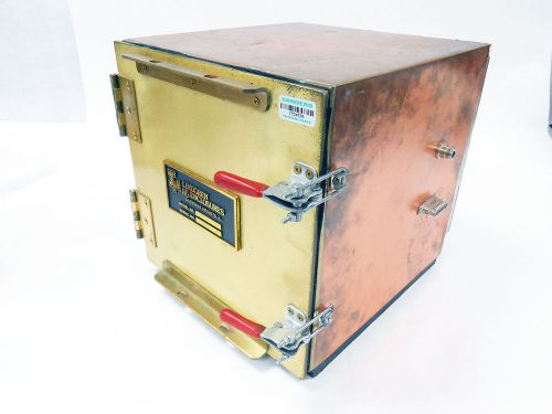 Lindgren rf enclosure t\t table top shielded 85 mhz to 10 ghz rfi filter 2 ports for sale