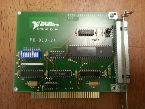 National Instruments PC-DIO-24 Digital Card 180710-01