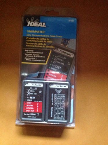 NEW Ideal LinkMaster Data Communications  Cable Tester 62-200