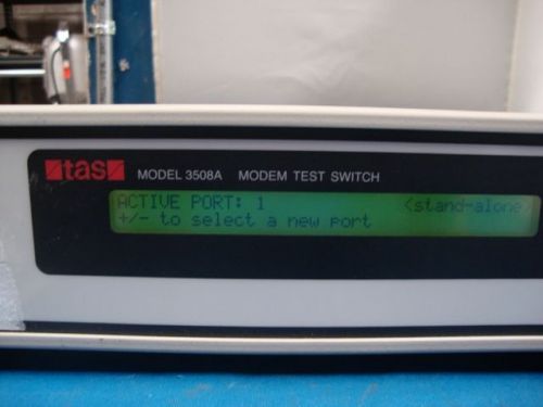 Spirent/TAS 3508A GPIB Control Modem Test Switch/Unit