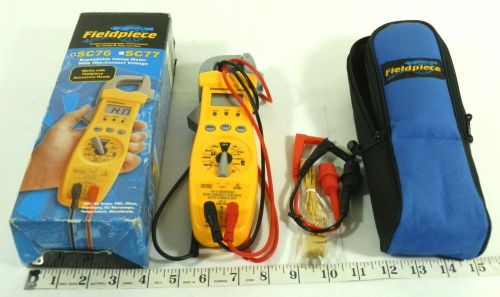 Fieldpiece sc76 expandable clamp meter with non-contact voltage ~ (up2b) for sale
