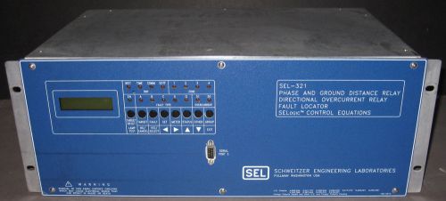 Sel-321 - schweitzer engineering phase and ground distance relay 3211z4256hxb164 for sale
