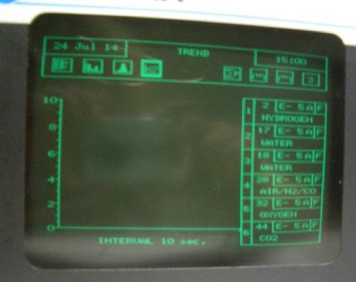 Spectra vacscan plus lm63 gas analyzer controller module for sale
