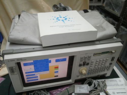 Agilent hp 1673g logic analyzer,op 001,003,1160a probe,accessories,usa for sale